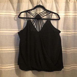 Tempted Chiffon SZ 1 wrap strappy blouse
